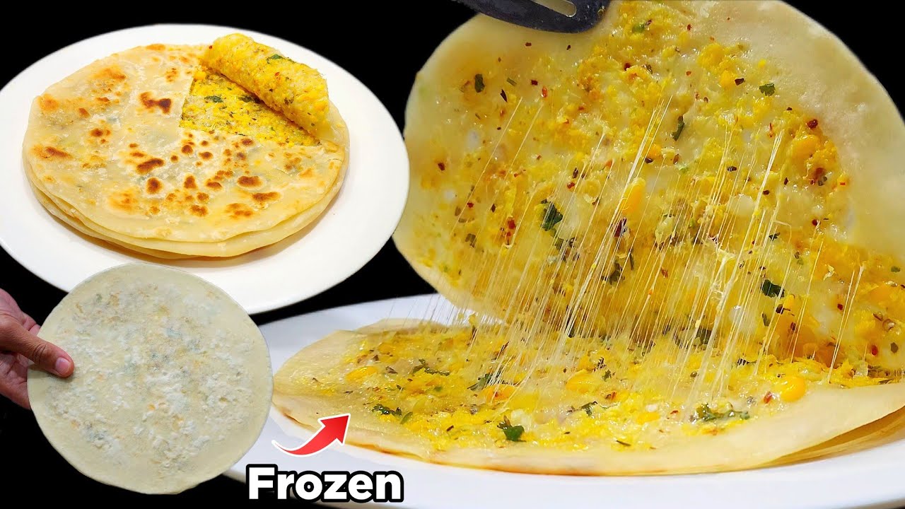 Frozen Corn Cheese Paratha Recipe - Make and Freeze Recipe For Ramadan - Best Food Business Ideas
