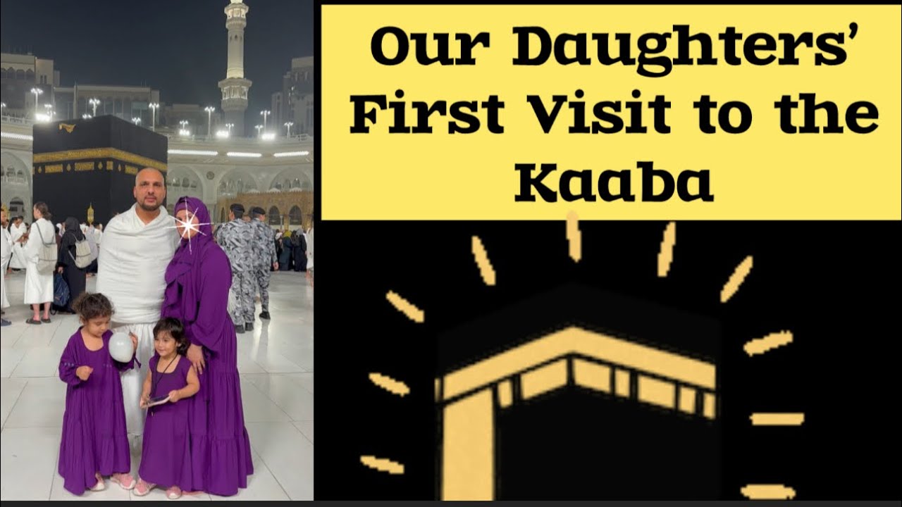 Emotional Moment: Our Children’s First Time Seeing the Kaaba 🕋✨
