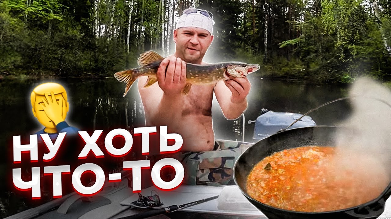 Приготовили щуку на костре. Запекаем ЦАРСКУЮ картошечку в углях. Отдых дикарями. Серия 2.