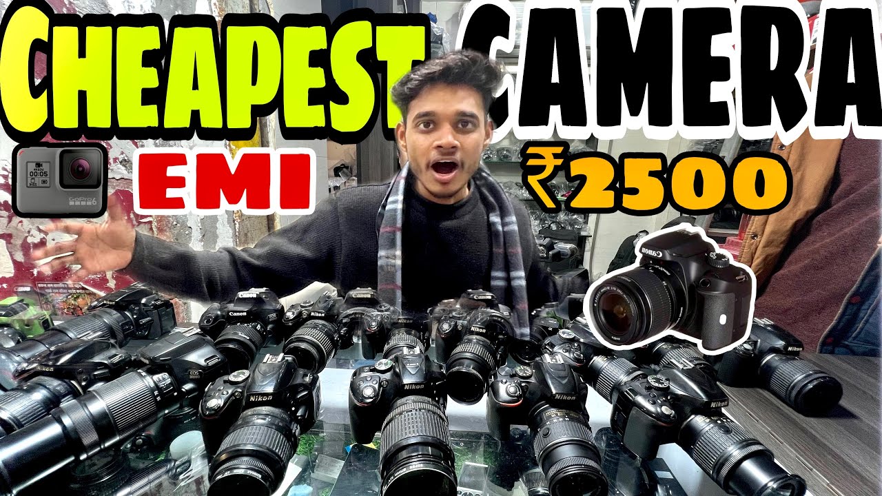 Cheapest Camra market in delhi ₹2500￼ GoPro DSLR chandani Chowk market ￼2025 || #chandnichowk