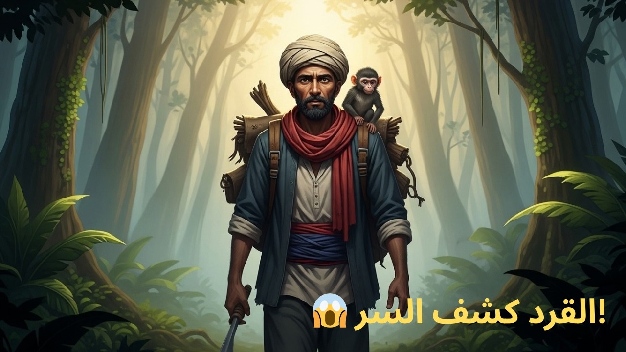 حكاية الحطاب الفقير والقرد السحري… السر الذي جعله يتزوج ابنة الملك!