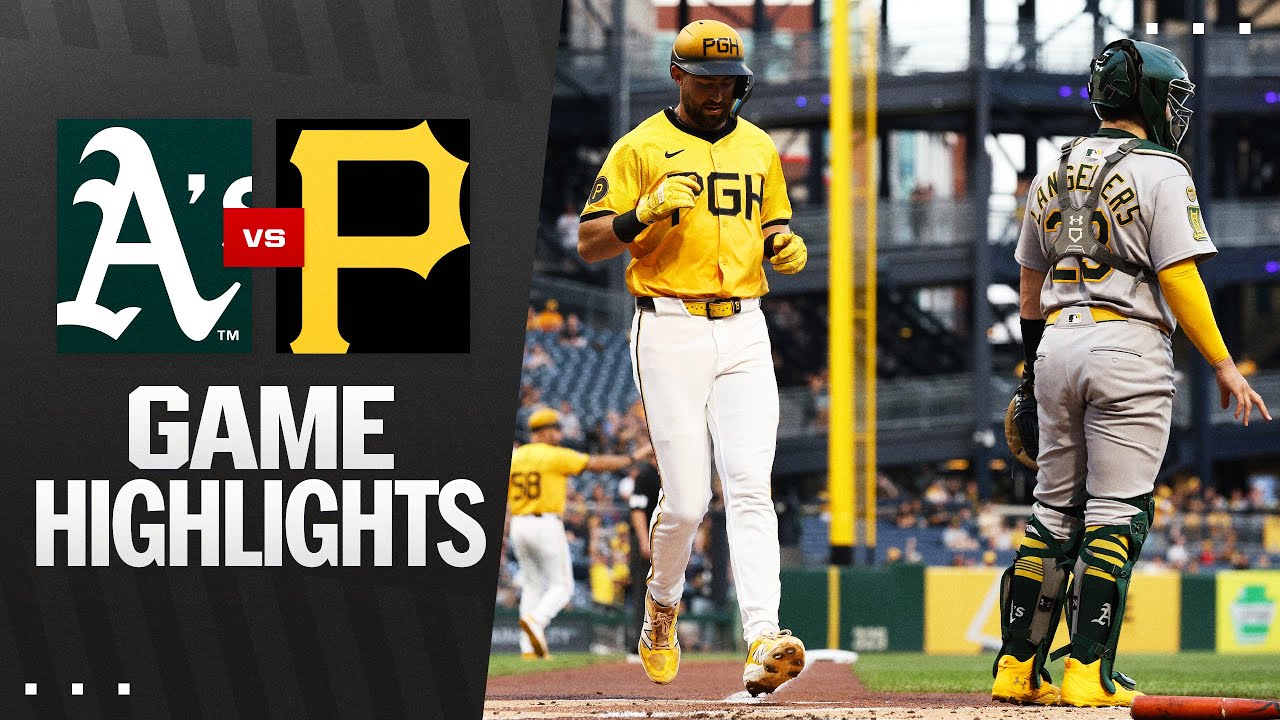 Athletics vs. Pirates Game Highlights (9/19/25) | MLB Highlights