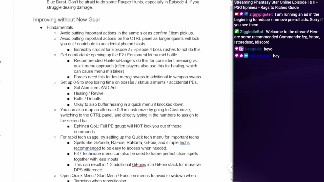 Rags to Riches Ultimate Guide (PSO Ephinea): Fundamentals, 