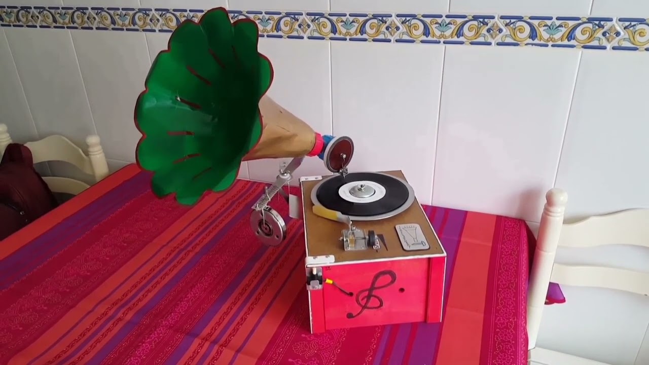 Gramofono casero