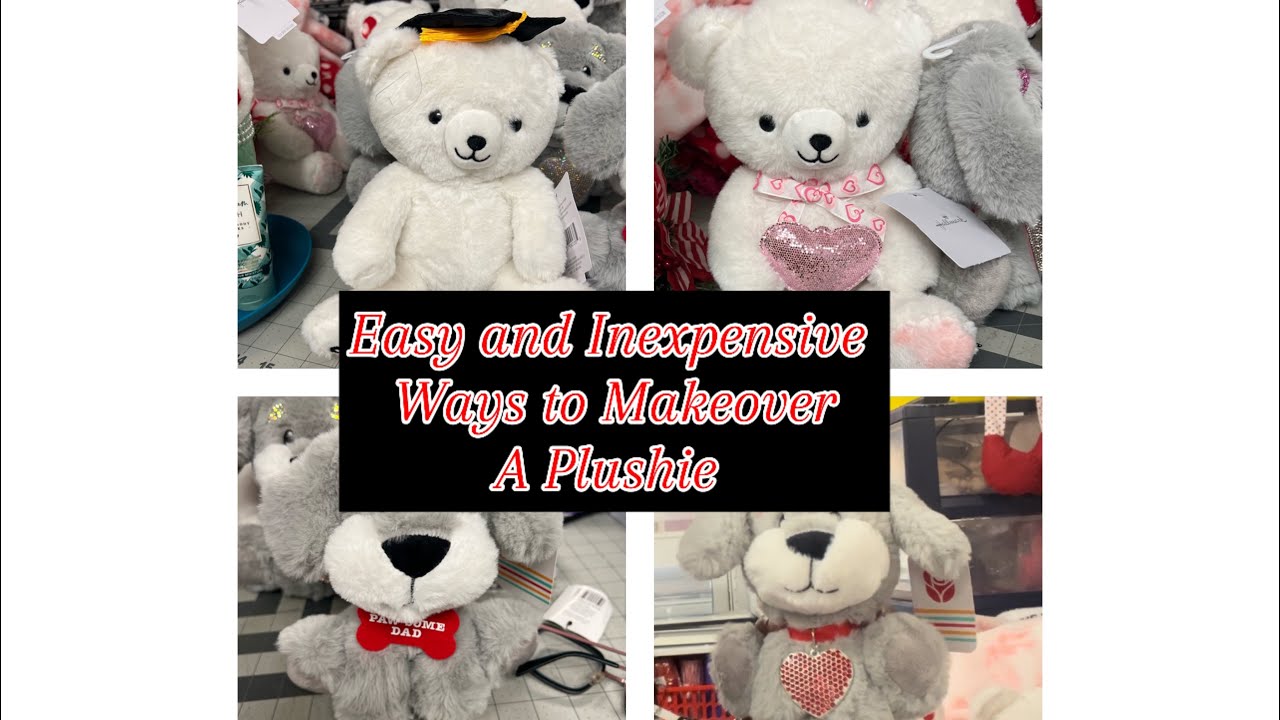 Easy & Inexpensive Plush Animal Make Over