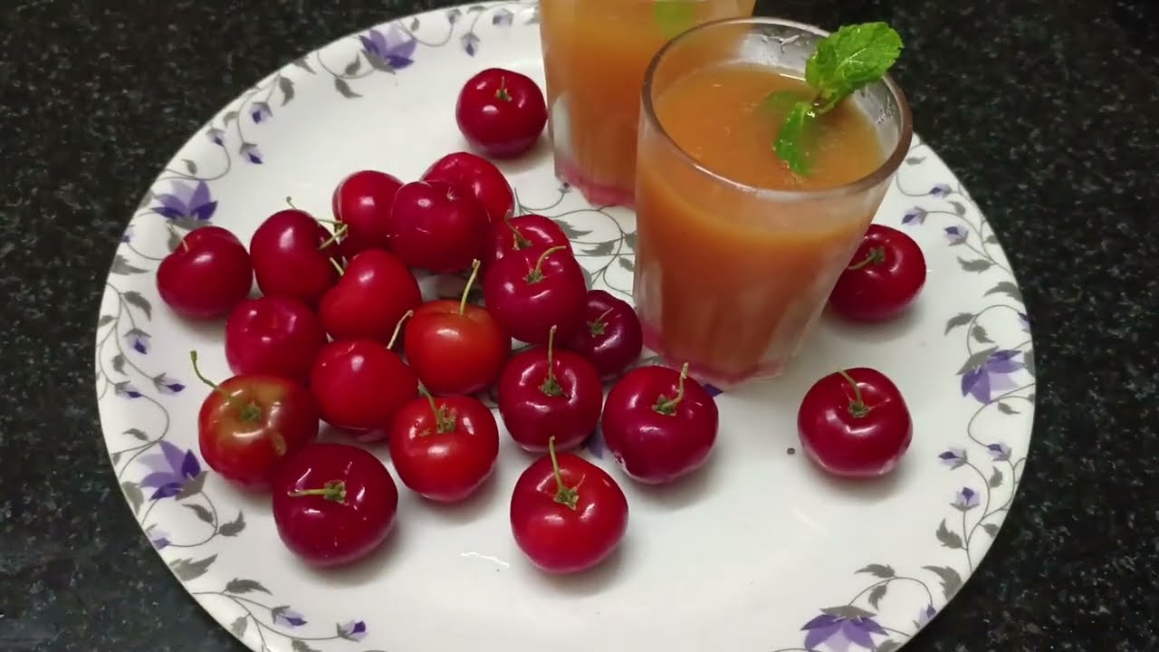 ACEROLA 🍒 barbados cherry juice 🥤 🍒