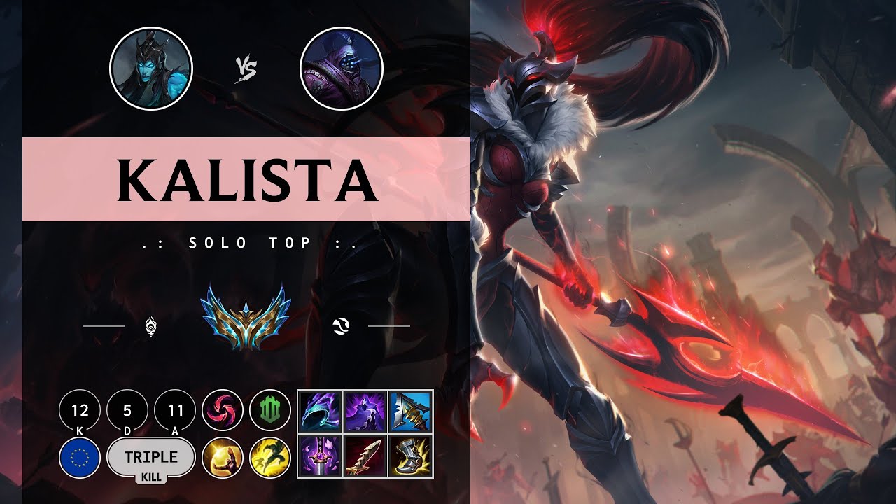 Kalista Top vs Jax - EUW Challenger Patch 14.11