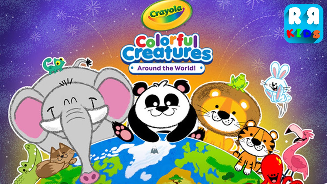 Crayola Colorful Creatures - Around the World! (By Budge Studios) - iOS / Android - Gameplay Video