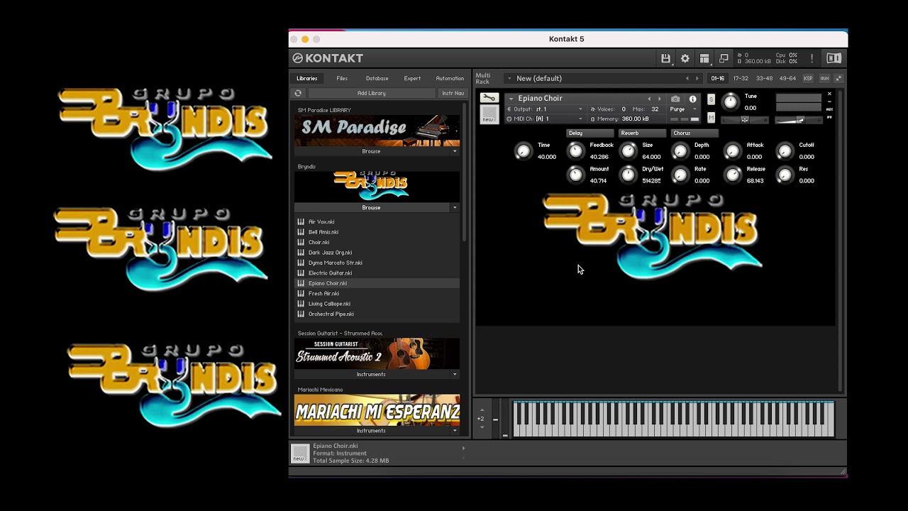 Grupo Bryndis, Algunos Samples para Kontakt 5 en adelante