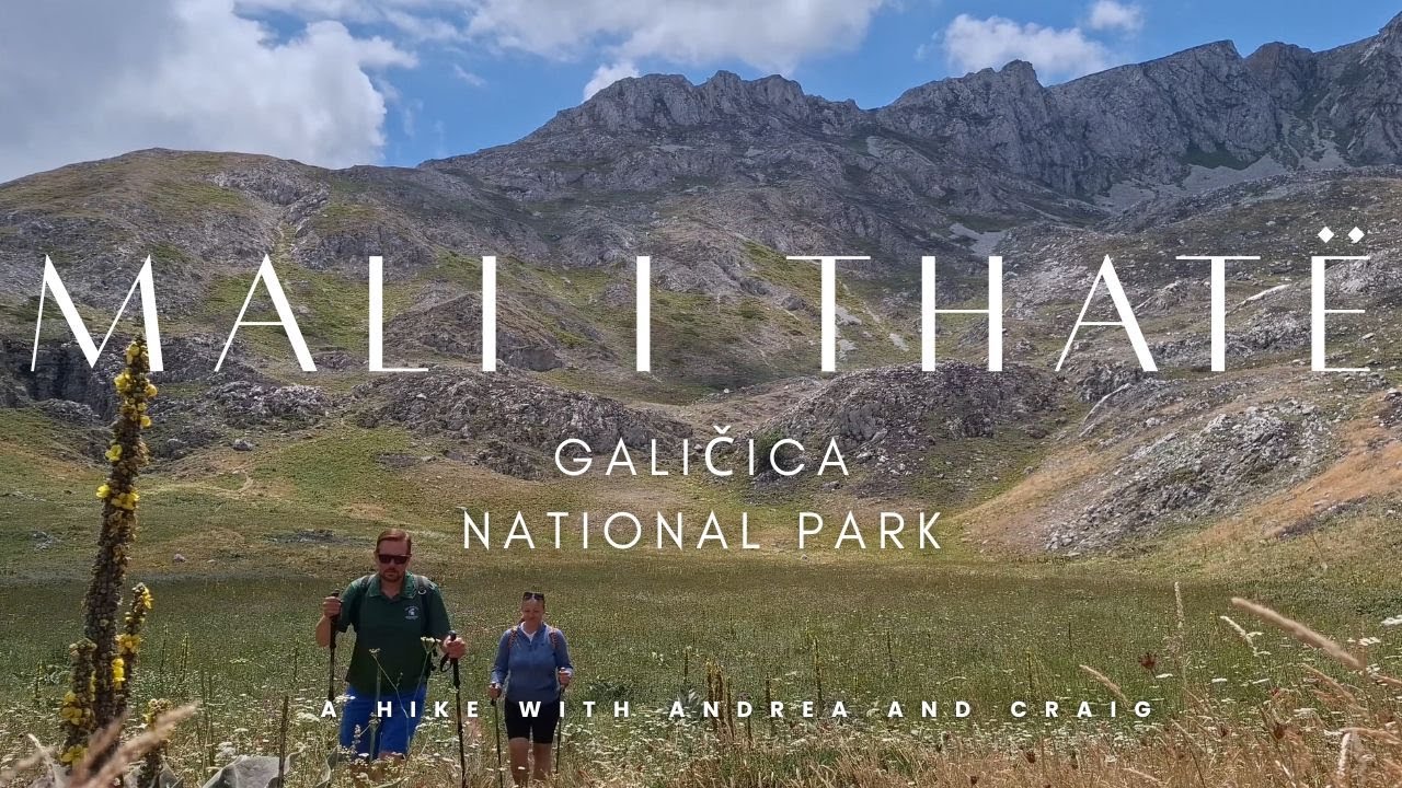 Hiking Galicica (Mali i Thate) Mountain North Macedonia and Albania. Beautiful National Park