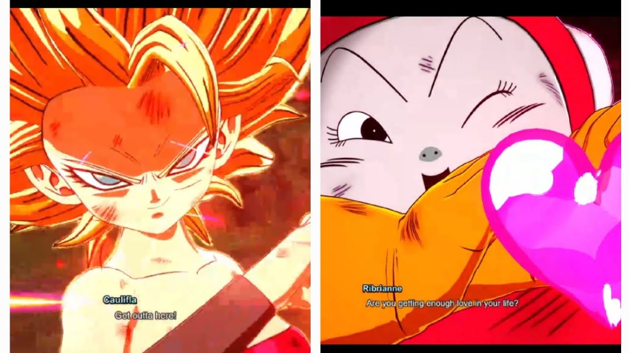 Dragon Ball Sparking! Zero - Custom Battle 10 Caulifla Vs Ribrianne! Rough Vs Love!