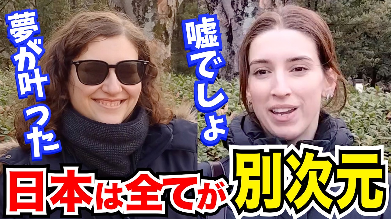 「夢の日本旅行…誕生日に来れて幸せ！」外国人観光客にインタビュー｜ようこそ日本へ！Welcome to Japan!【海外の反応】