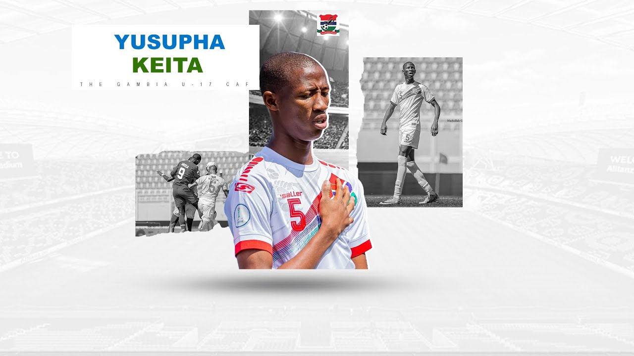Yusupha Keita ● Gambia U-17 CAF Highlights 2025