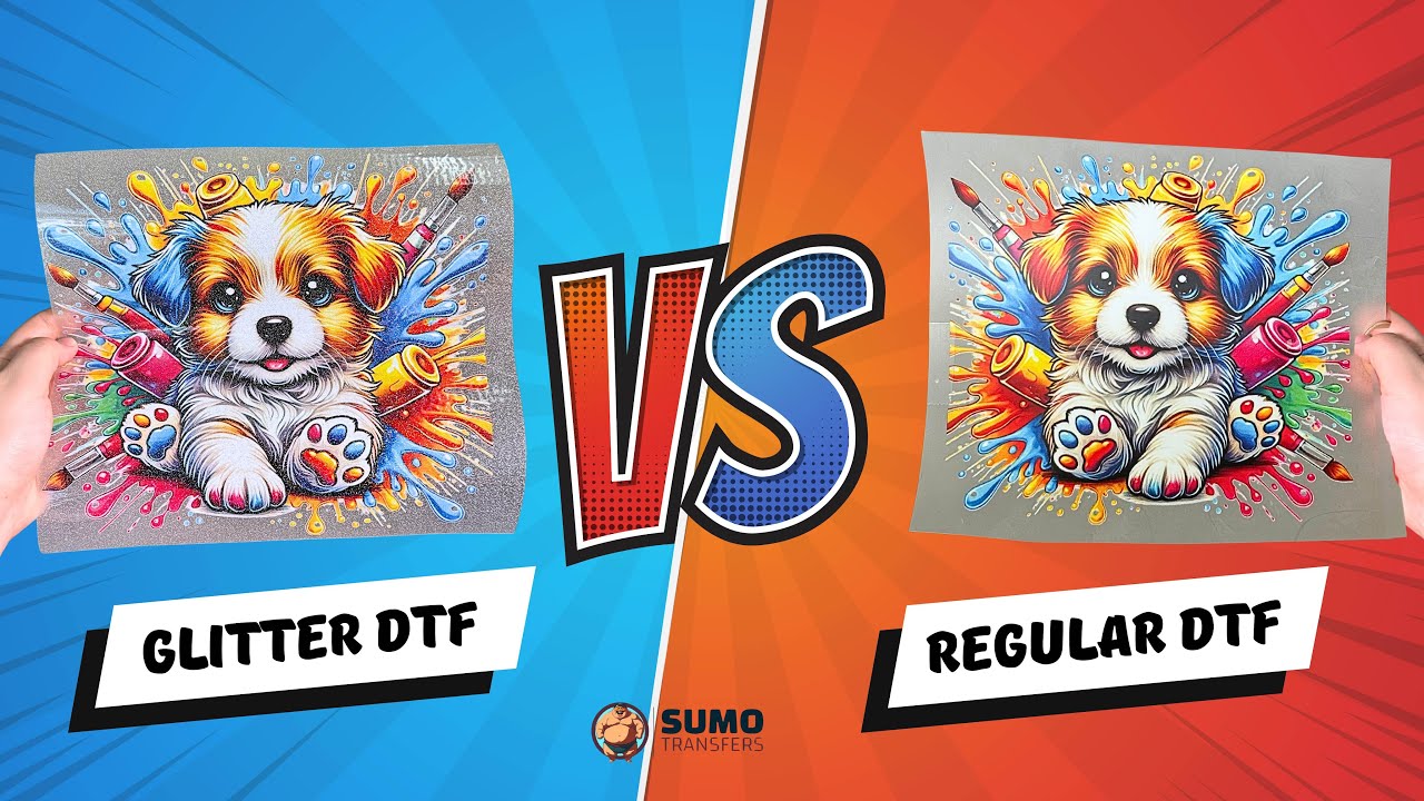Glitter DTF Film VS Regular DTF Film | SumoTransfers
