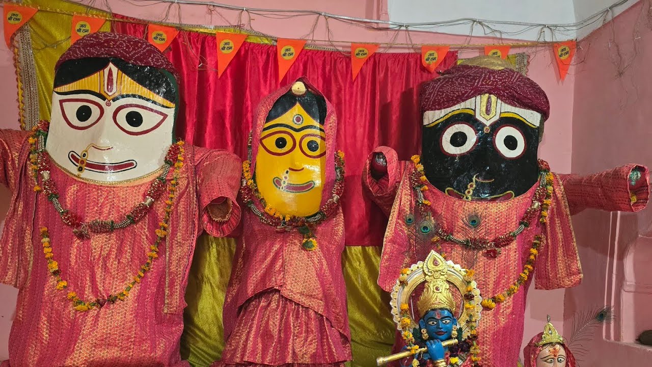 जगन्नाथ मंदिर त्रिशूल पूजन श्री परमहंस आश्रम धारकुंण्डी शाखा