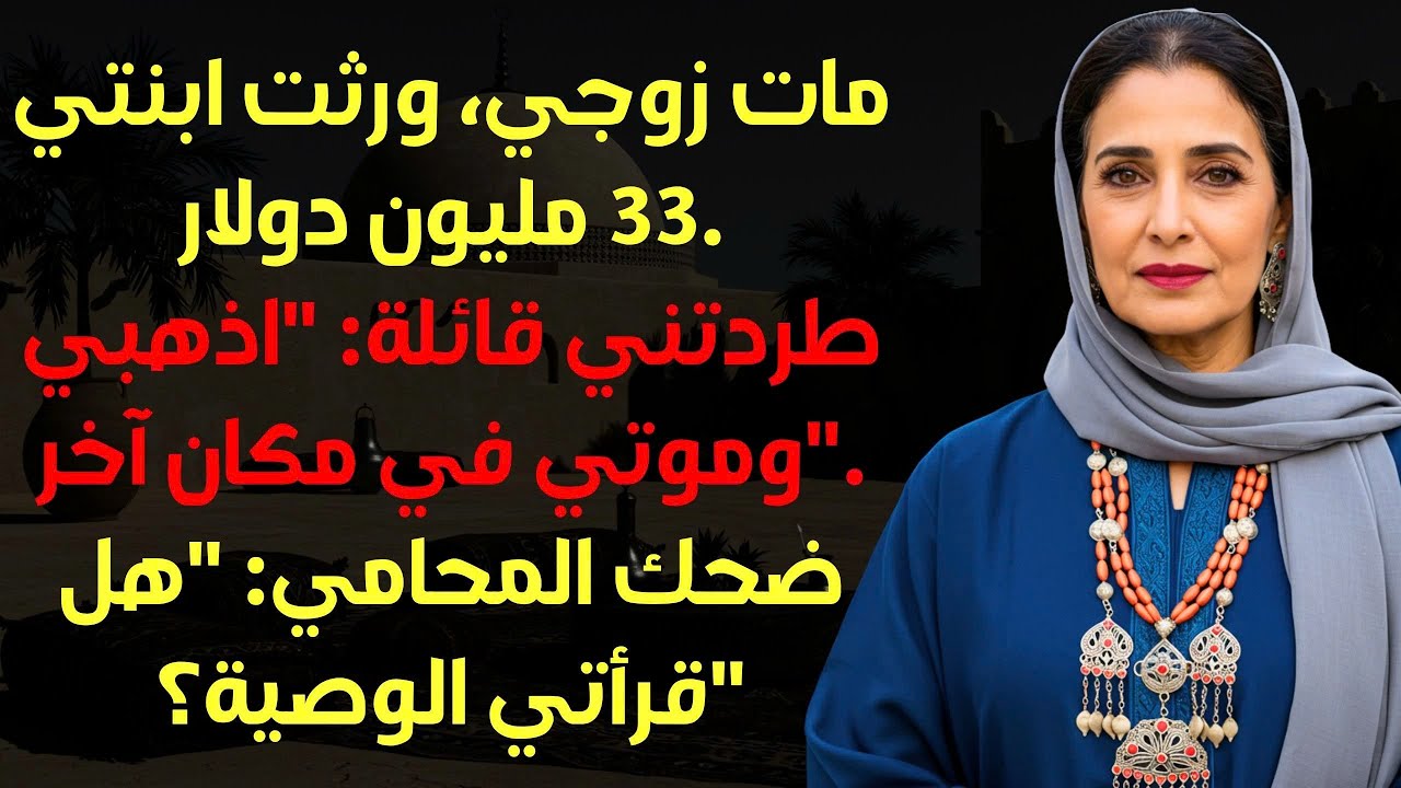 ابنتي طردتني بعد أن حصلت على 33 مليون دولار، لكنها عادت بعد ثلاثة أيام تتوسل مساعدتي.