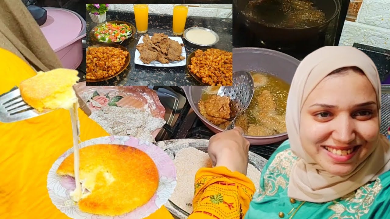#روتين قومت قبل الفطار بنص ساعه وعملتلهم فطار ملوكى والحلو كنافة نابلسية بالجبنة المطاطية👌