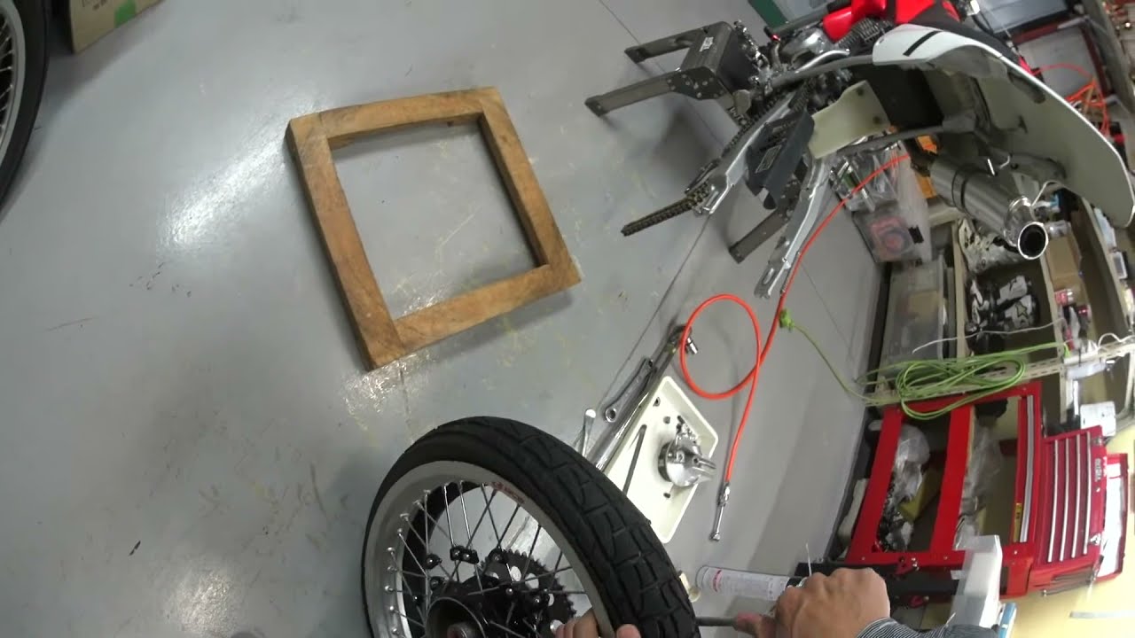 OUTEX チューブレスキット CRF100F タイヤ交換 楽ちん リムサイズ17×1.85WM