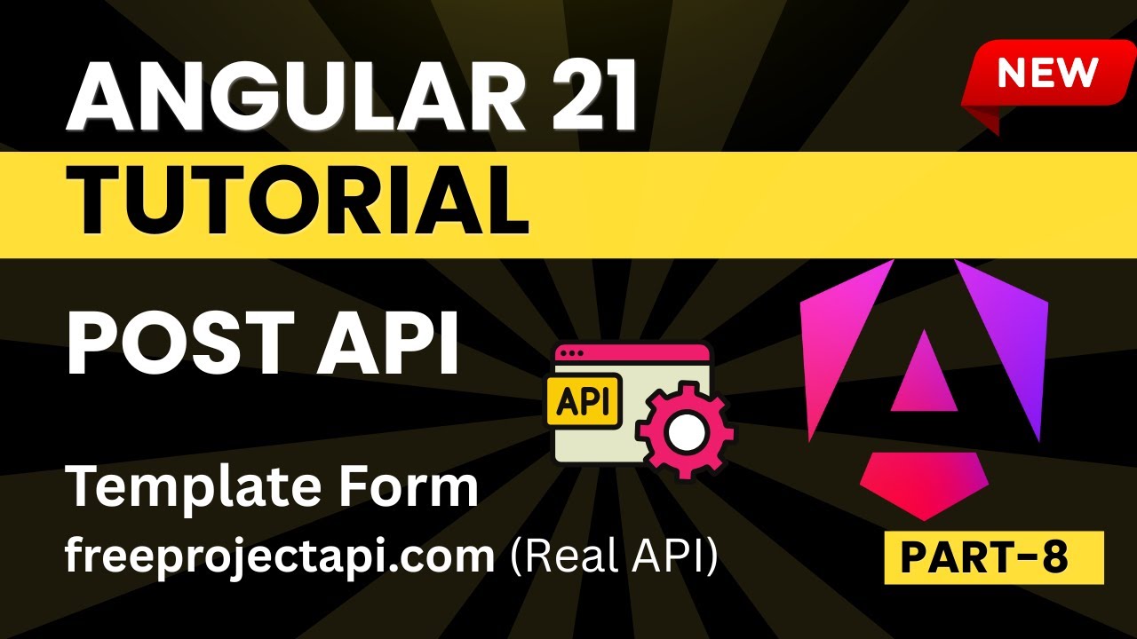 Учебное пособие по Angular 21 для начинающих | Интеграция POST API | Часть 8