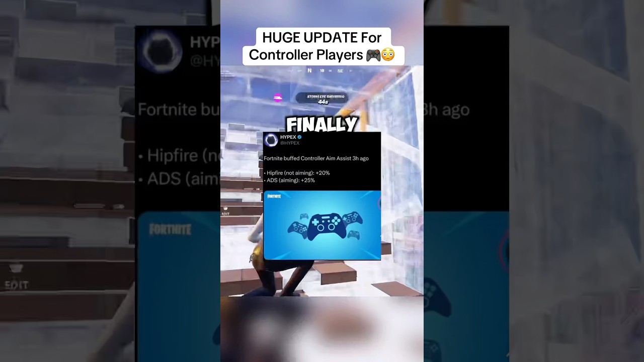 Fortnite BUFFED Aim Assist 😅