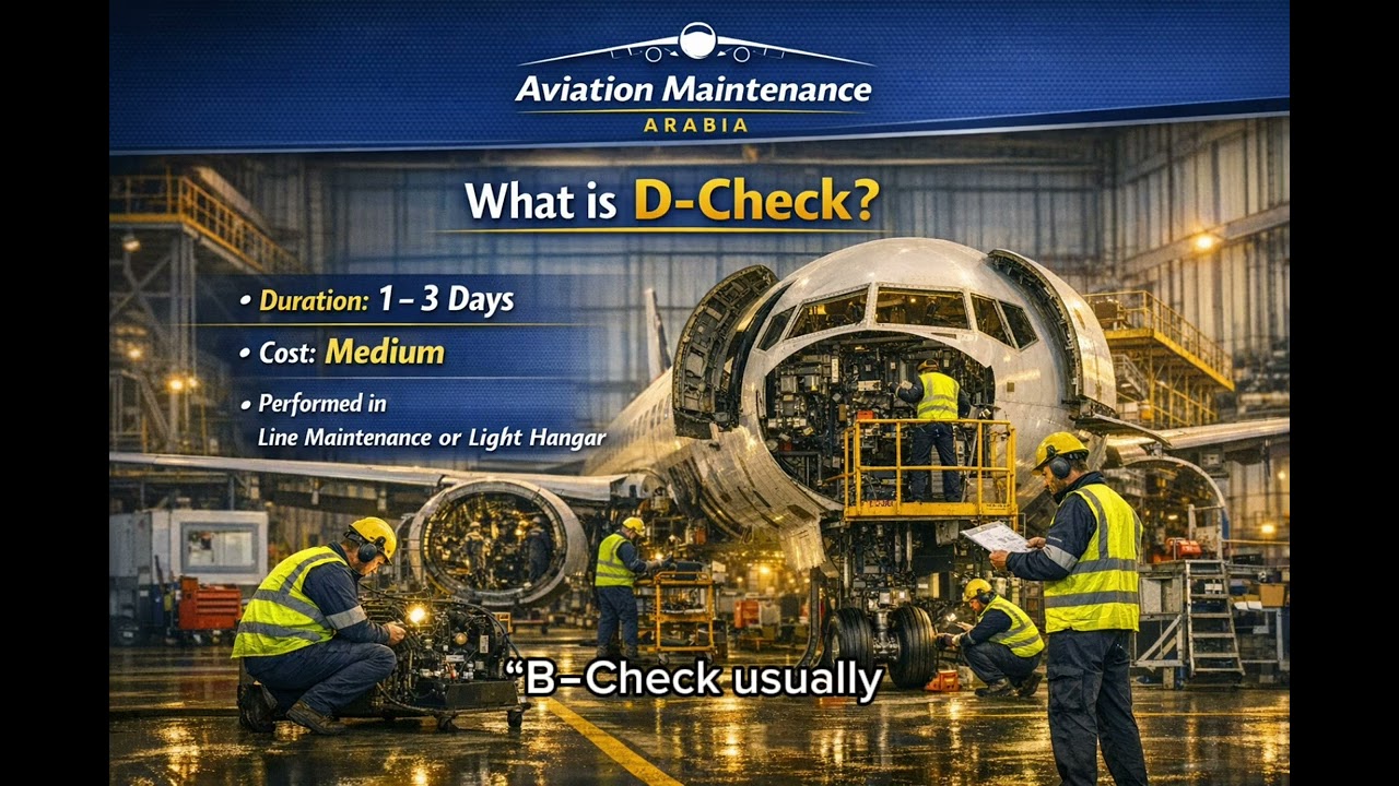 The Difference Between B-Check and D-Check in Aircraft Maintenance