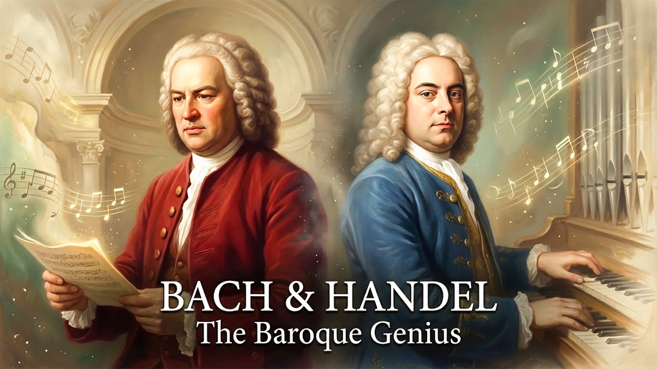 Two Masters, One Instrument 🎻: Bach, Handel🎻 The Most Beautiful Classical Violin Music