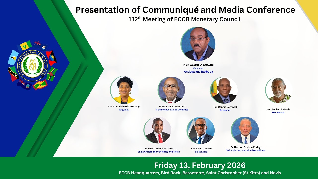 Presentation of Communique of 112th Meeting of ECCB Monetary Council