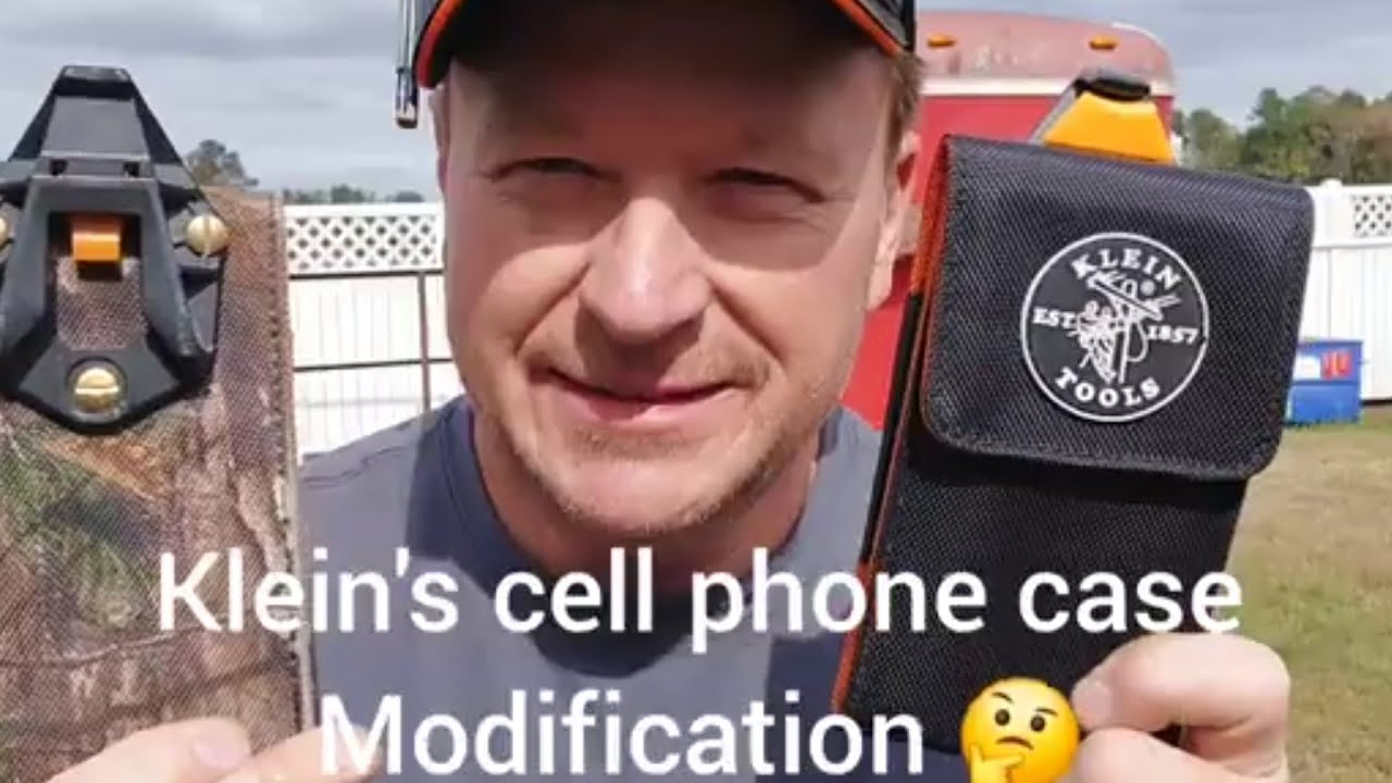 Klein Tools cell phone holster 🤔 problem & Modification to make it the best one yet !