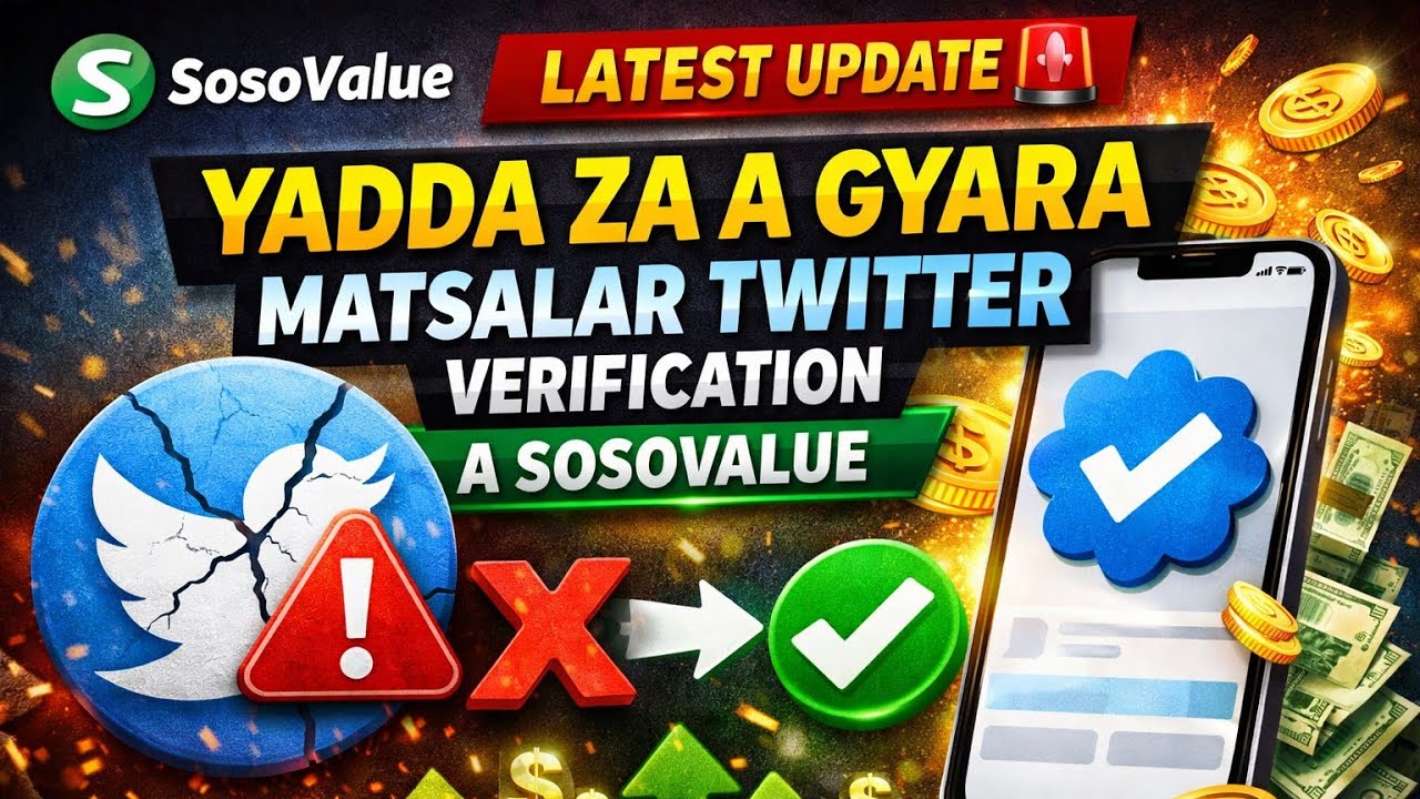 SosoValue Latest Update 🚨 Yadda Za a Gyara Matsalar Twitter connect a SosoValue