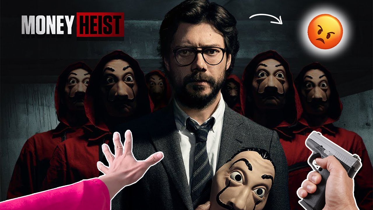 MONEY HEIST NERF WAR vs PINK SOLDIERS FROM SQUID GAME (Epic Parkour POV Chase)