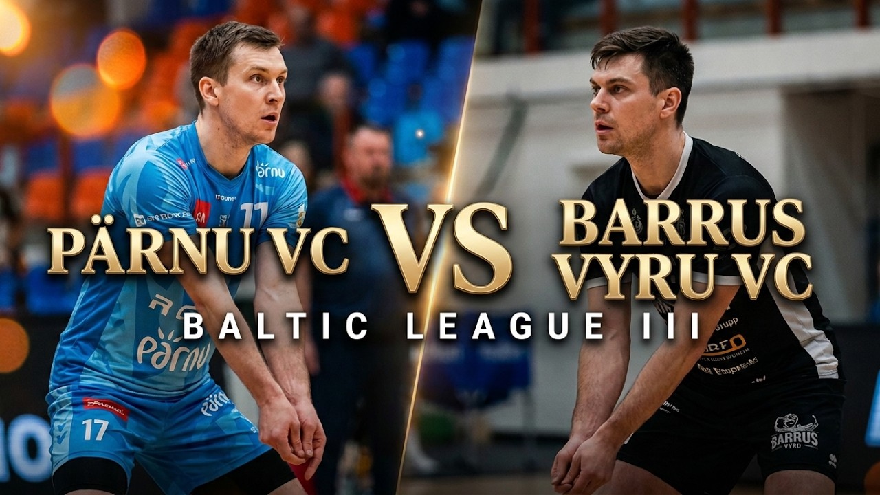 Fragments of the gameby Elme Messer Baltic League III semi-final Pärnu VK - Barrus Vyru VK