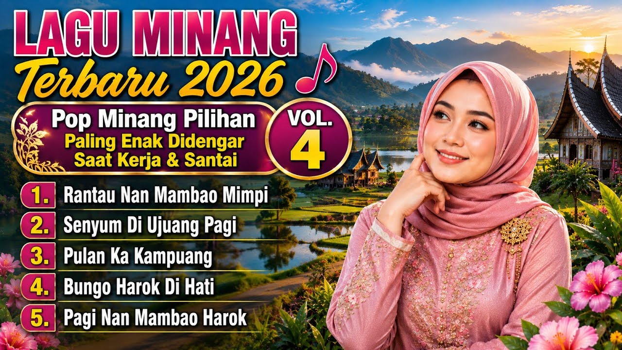 Lagu Minang Terbaru 2026 🎵 Pop Minang Pilihan Paling Enak Didengar Saat Kerja & Santai Vol.4