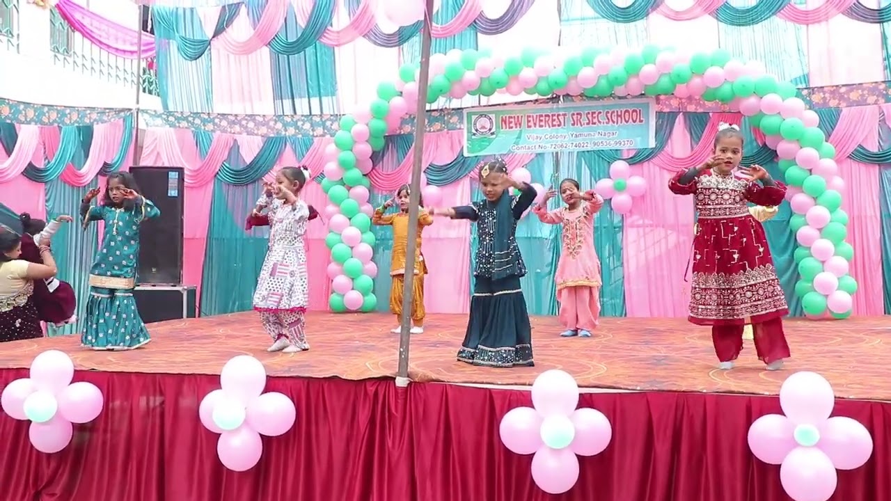 THEME HARYANVI | SONG GAJ BHAR PANI performed by Class K.G. girls. Annual Function Celebratios 2025