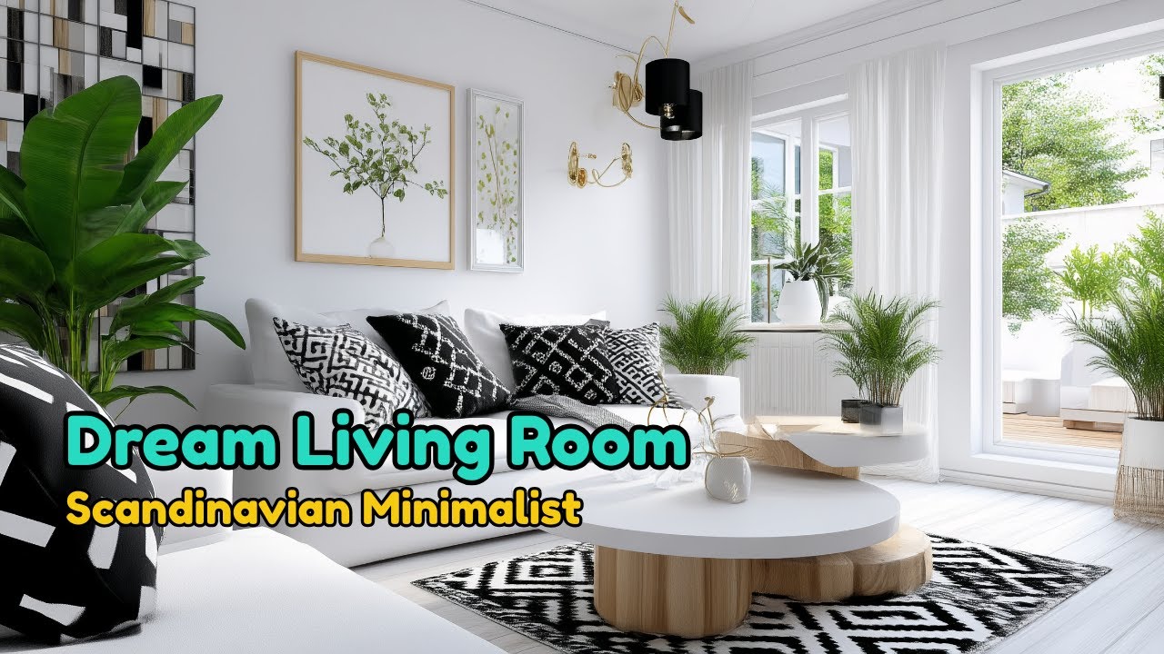 Scandinavian Minimalist Home Interior Design Ideas | Modern & Cozy Living Room