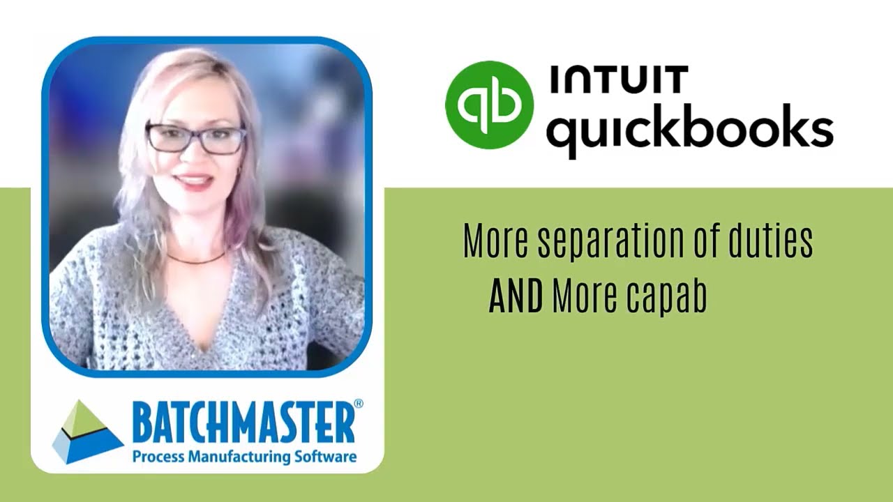 BatchMaster Manufacturing for QuickBooks - Insightful Accountants