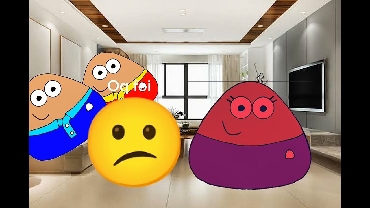Pou e amigos em | A senhora emoji acabou os horários de Peppa pig e apanhou