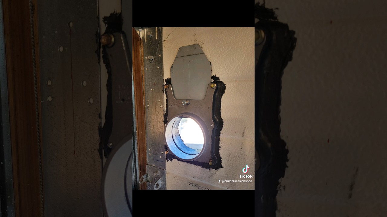 Garage Exhaust Install #diy #dieselheater #shorts
