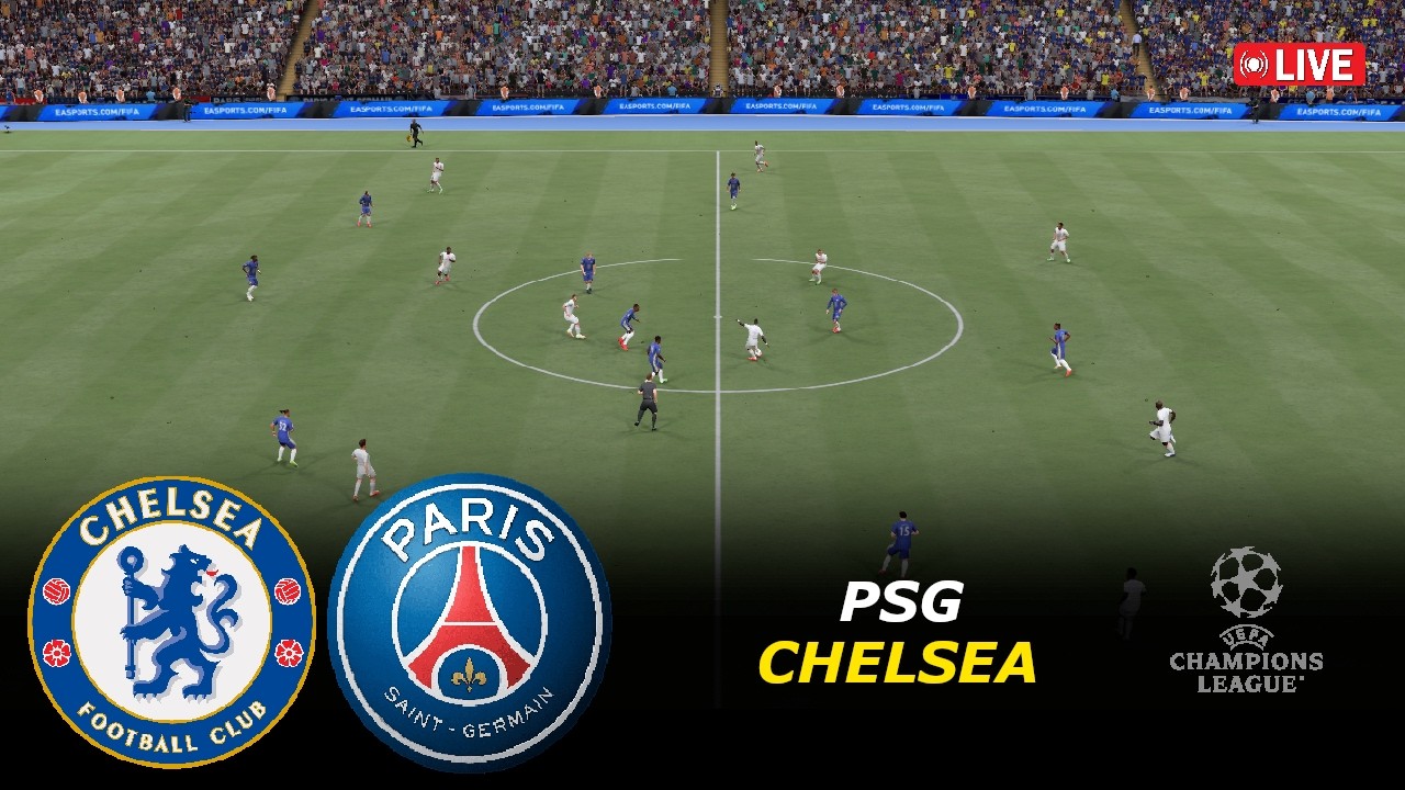 🔴Chelsea vs PSG LIVE | Champions League 2026 | eFootball Pes21 Simulation