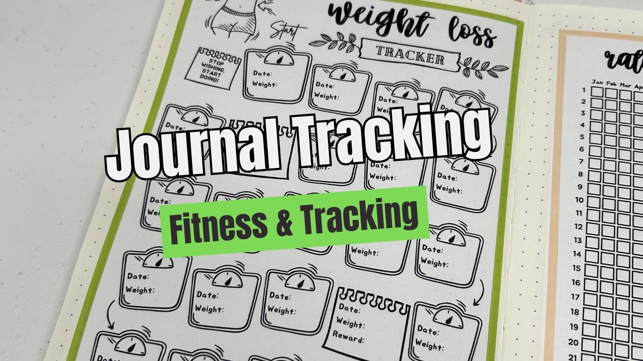How I Track My Fitness, Mood & Habits | Wellness Journal Walkthrough