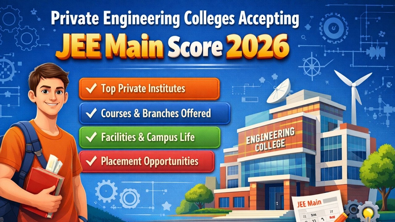 Private Engineering Colleges Accepting JEE Main Score 2026 #jeemain2026 #marksvspercentile #nitcse