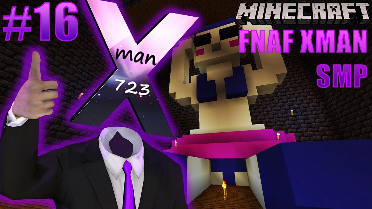 Minecraft FNAF Xman SMP | Moving The Ballora Statue! [Part 16]