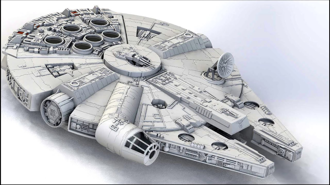 3D Printing the Millennium Falcon on Robo 3D R1 Plus