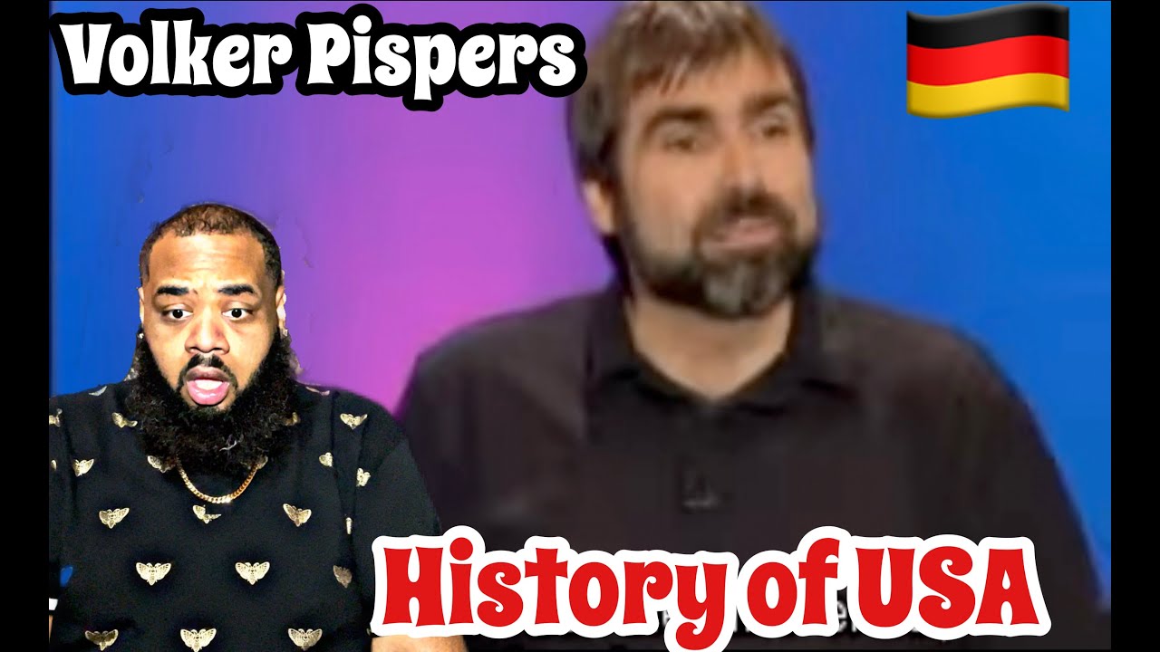 AMERICAN REACTS to Volker Pispers History of USA | GERMAN POLITICAL SATIRE 🇩🇪