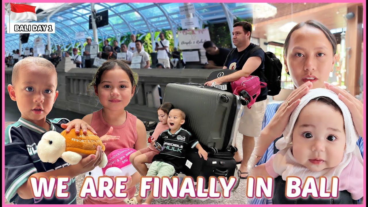 OUR BIYAHE TO BALI AS A FAMILY OF 5! PAWIS NA PAWIS SI INDI! MOVENPICK JIMBARAN BALI! ❤️  rhazevlogs
