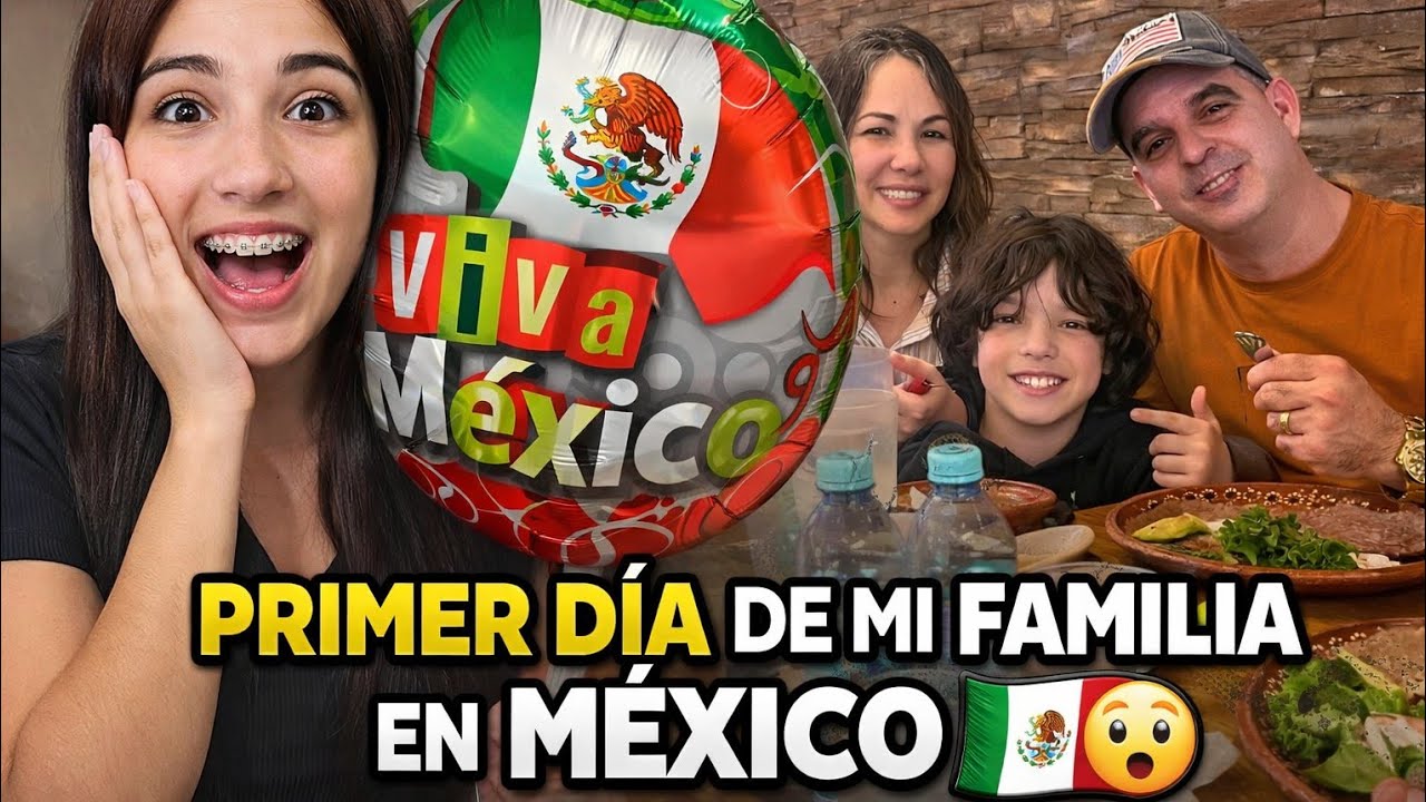 Primer Día de Mi Familia en México 🇲🇽 | No lo Podían Creer 🤯