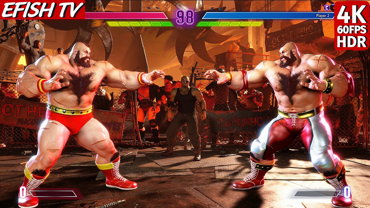 Zangief vs Zangief (Hardest AI) - Street Fighter 6