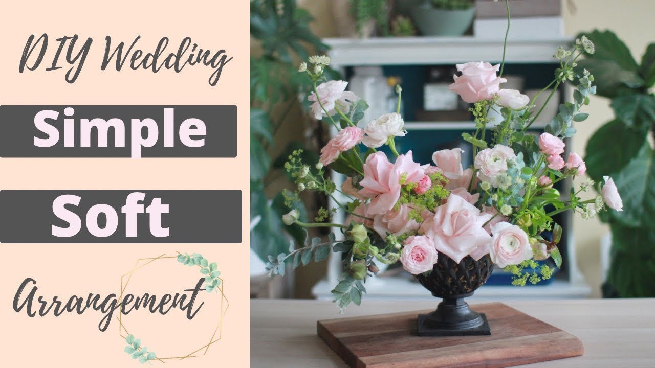 How to Make a Romantic Wedding Centerpiece on a Budget | DIY Wedding Flowers