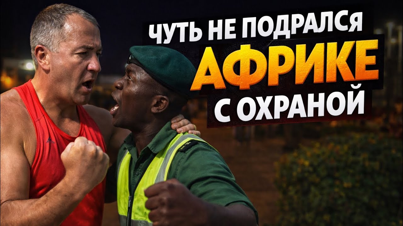 Чуть не подрался в Африке с охраной ! Наглость - как в Абхазии !