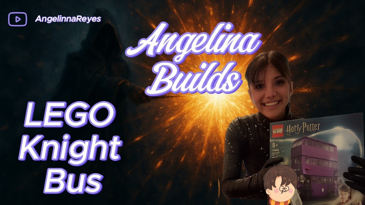 Angelina Builds: LEGO Knight Bus from Harry Potter!