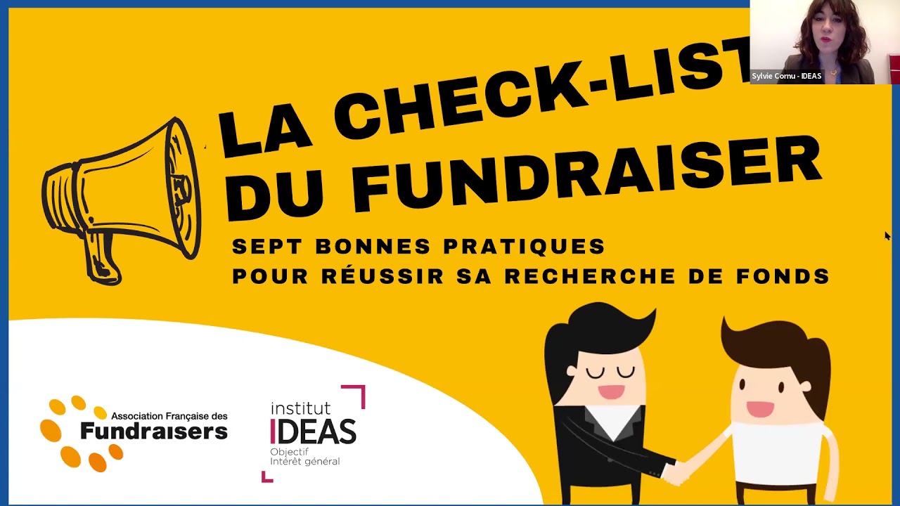 La checklist du fundraiser   webinaire de présentation
